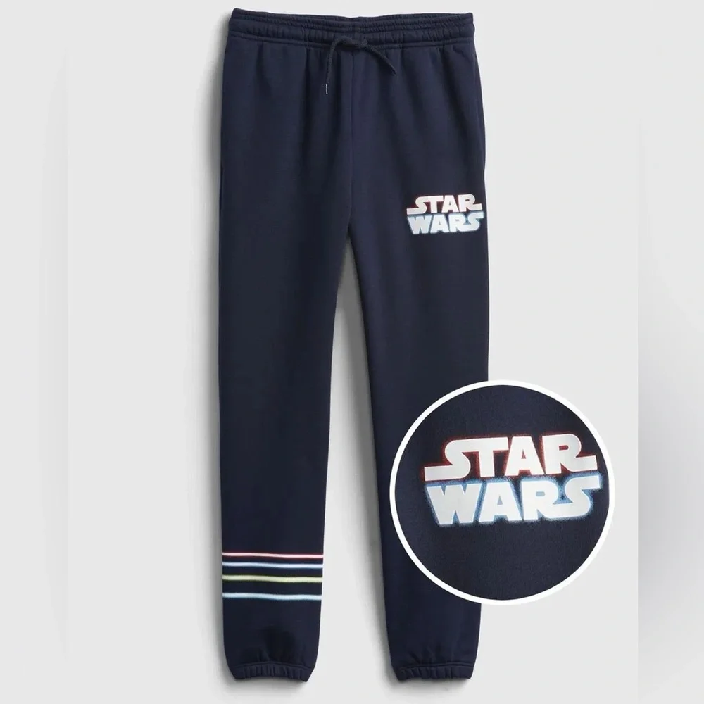 GapKids | Star Wars Navy Joggers - Small (6-7)
